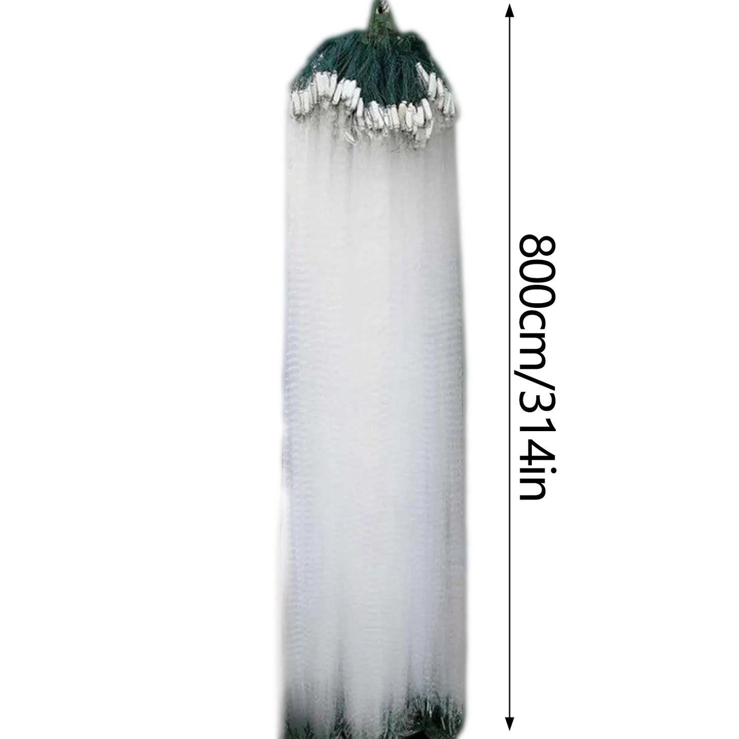 Fishing Net White Wire Net Trap Monofilament Net Durable Three-layer Single-layer Floating Net Tool Outdoor Fishing Gear Tool