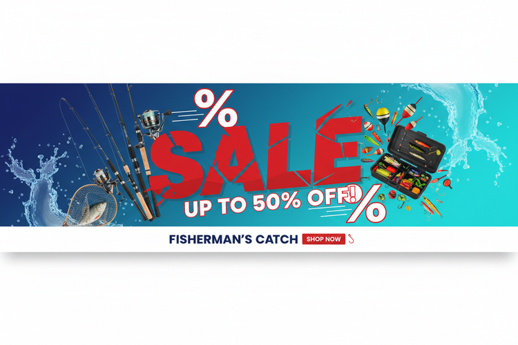 Sales Up to 50% for Fishing Tools