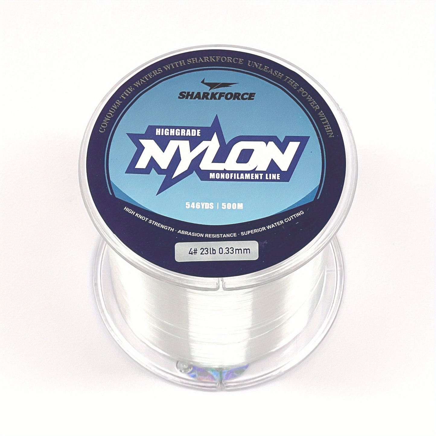 Fishing Line 7-40LB Clear Nylon Monofilament, Lure Leader, Strong Power Shock Absorber 500M/546YDS, Invisible Line For Freshwater Saltwater
