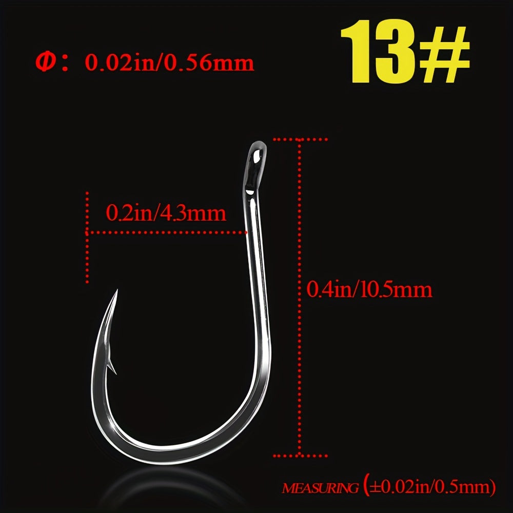 10pcs/lot High Carbon ISE Fishing Hook, 50358 Carp Catfish Anzol Peche Japan Tackle Fishing Hook