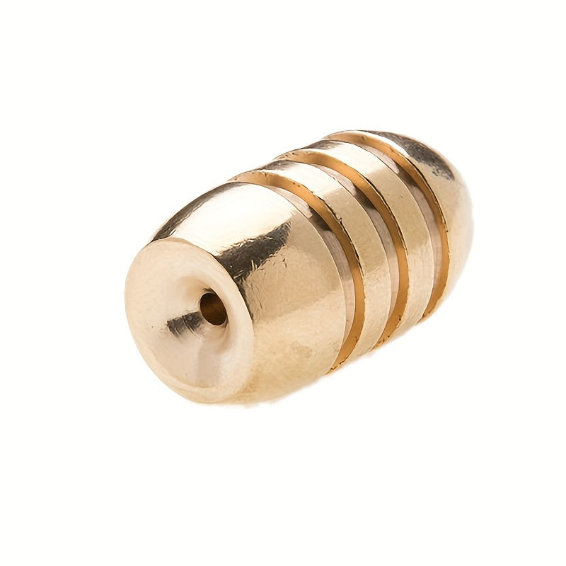 10pcs Stainless Brass Sinkers & Weights - Texas Rig Bullet Shape - Perfect for Fishing Accessories - For Bass Fishing & Freshwater Fishing - Durable & Corrosion-Resistant - Great Gift for Anglers