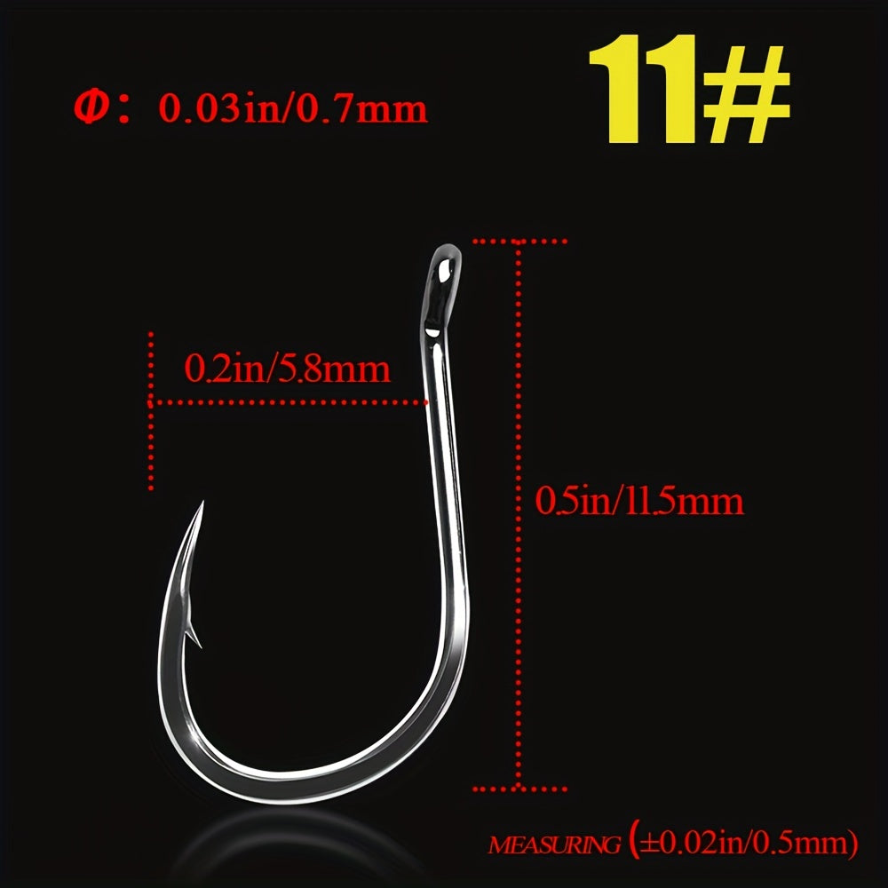10pcs/lot High Carbon ISE Fishing Hook, 50358 Carp Catfish Anzol Peche Japan Tackle Fishing Hook