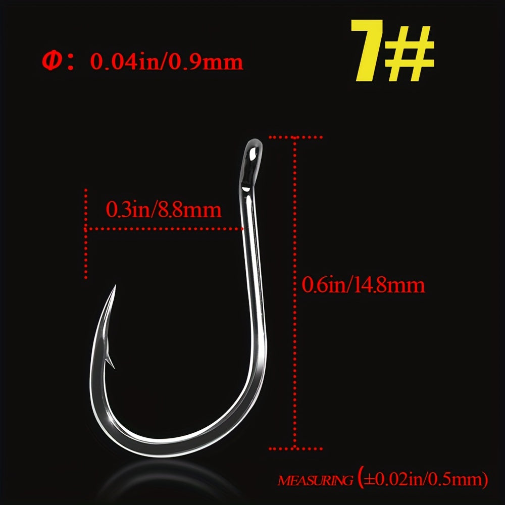 10pcs/lot High Carbon ISE Fishing Hook, 50358 Carp Catfish Anzol Peche Japan Tackle Fishing Hook