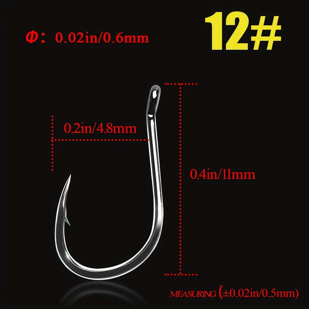 10pcs/lot High Carbon ISE Fishing Hook, 50358 Carp Catfish Anzol Peche Japan Tackle Fishing Hook