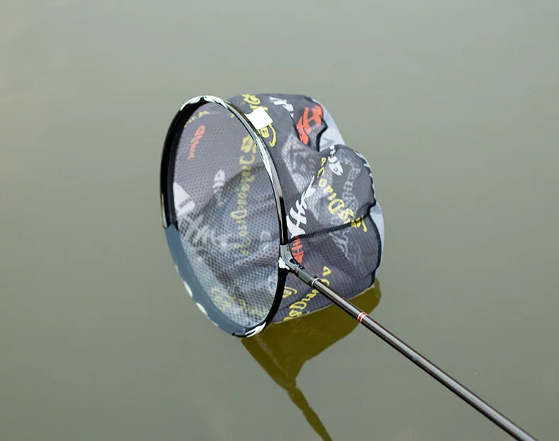Fishing Net Head Carbon Anti-hook Fishing Net Ultra Light Titanium Alloy Solid Deepening Fishing Net  Fishing Tool Accessories