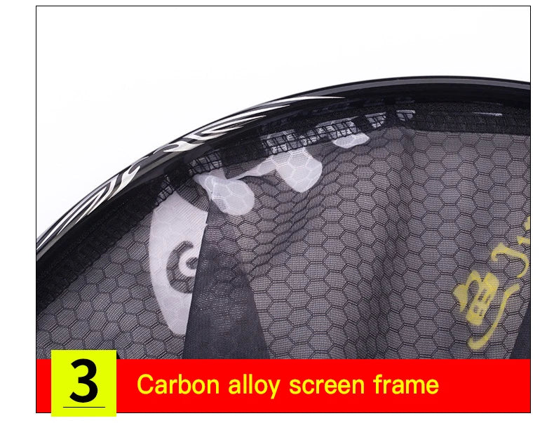 Fishing Net Head Carbon Anti-hook Fishing Net Ultra Light Titanium Alloy Solid Deepening Fishing Net  Fishing Tool Accessories