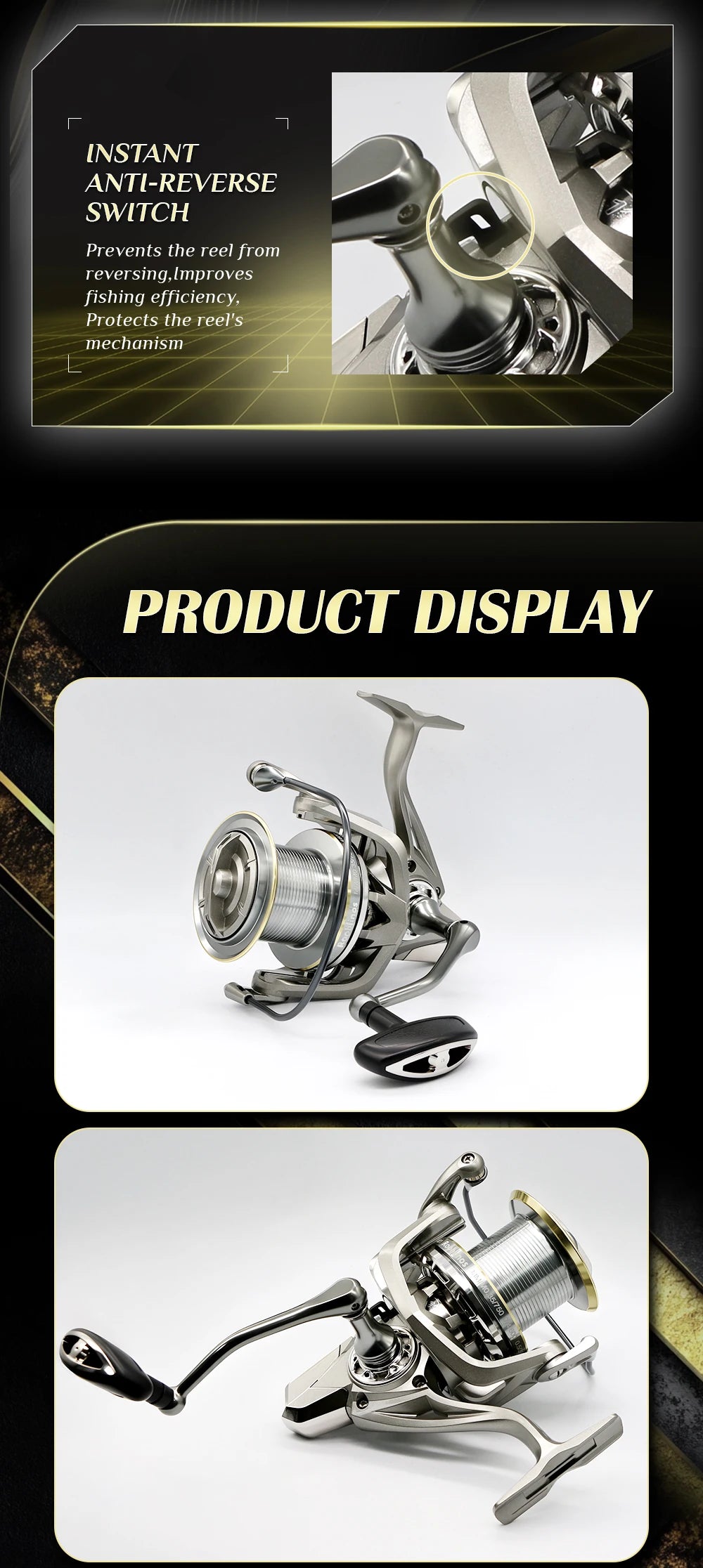 NGK Stainless Steel Bearing Spinning Fishing Reel 8000 9000 10000 12000 14000 25KG Powerful Reel Saltwater Fresh Water Drag