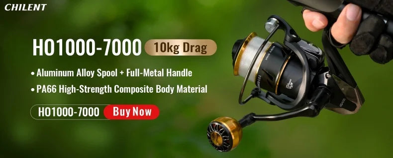 LINNHUE Fishing Reel Lure 1000 2000 3000 Spinning Reel Double Grip Deep Shallow Spool Carp Fishing Reel Fishing With Balance Rod