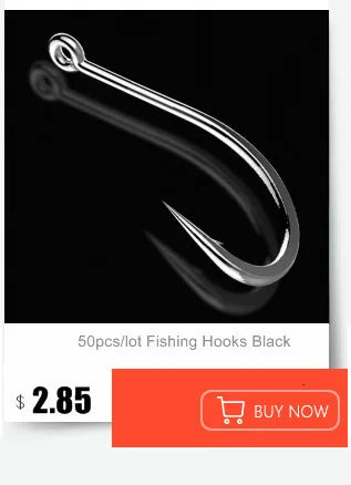 50pcs/lot Long Shank Fishing Hook For Fishing Live Bait With Double Bait Keeper Barbs High Carbon Steel With Anti-rust Fishhooks