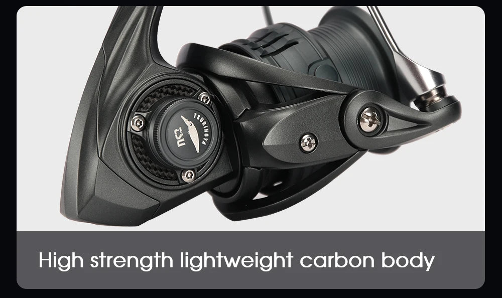 TSURINOYA 155g UltraLight Spinning Fishing Squid Trout Reel FRERE C2000S 2500S 3000M Carbon Body Shallow Spool Casting Versatile