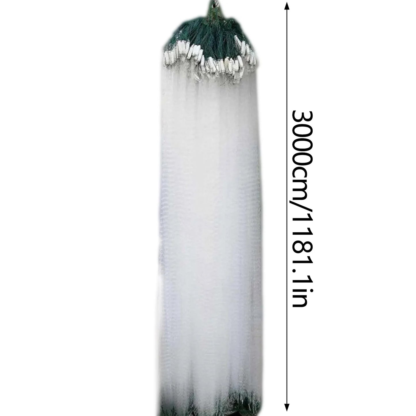 Fishing Net White Wire Net Trap Monofilament Net Durable Three-layer Single-layer Floating Net Tool Outdoor Fishing Gear Tool