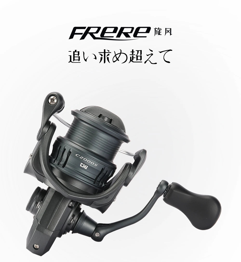 TSURINOYA 155g UltraLight Spinning Fishing Squid Trout Reel FRERE C2000S 2500S 3000M Carbon Body Shallow Spool Casting Versatile