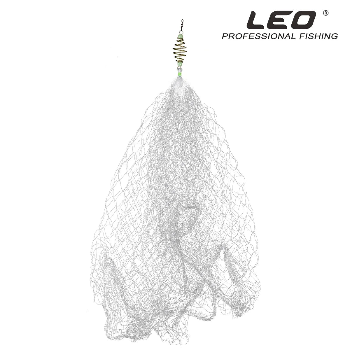 Multi Size Fishing Net Explosion Hook Trap Mesh Luminous Bead Netting Sea NetTackle Design Copper Shoal Cast Gill Feeder Trap