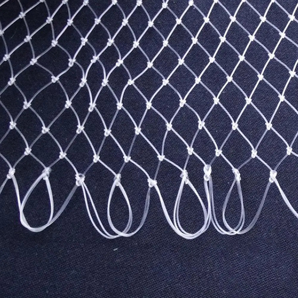 30/40/50/60cm Nylon Fish Network Hand Cast Monofilament Fishing Net Float Trap Single Mesh Netting Tackle Tool Accessories