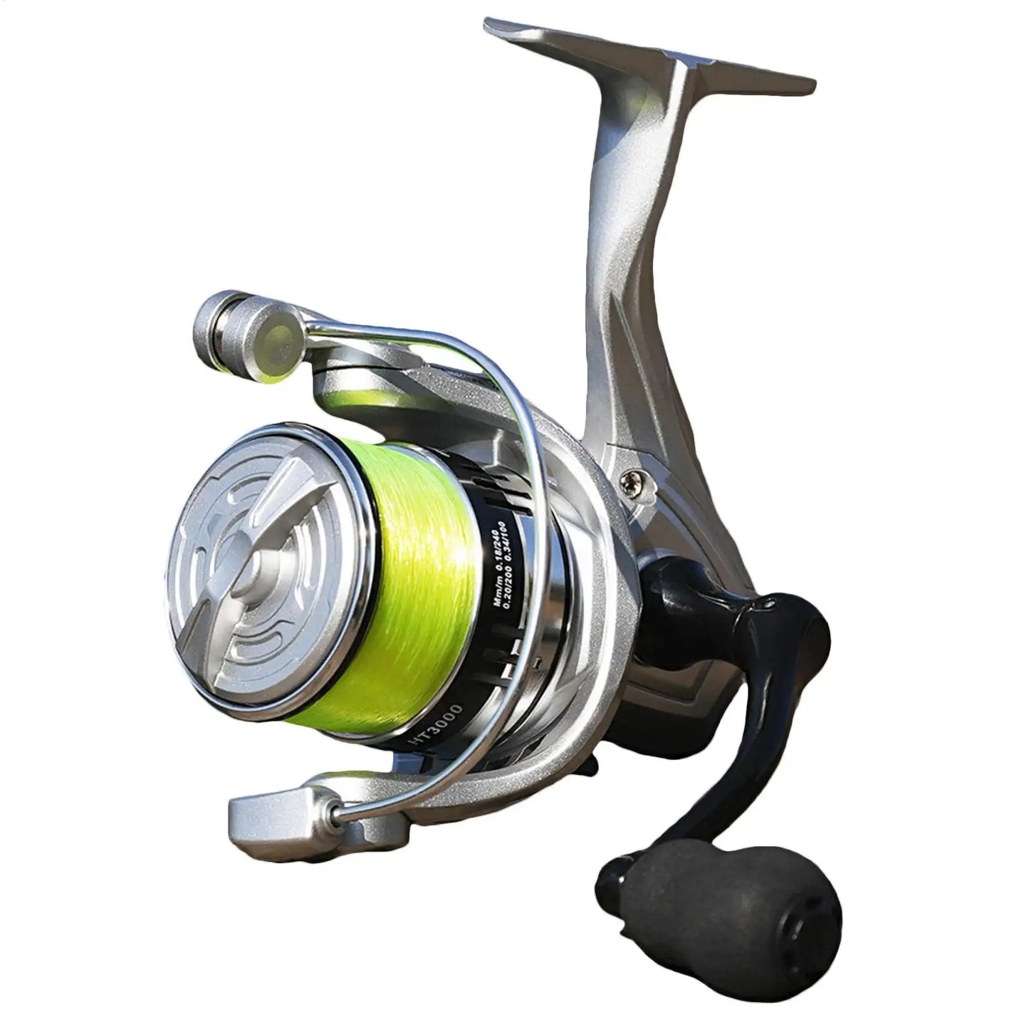 Spinning Reels Saltwater Fishing Reel Lightweight Heavy Duty Smooth Freshwater Baitcasting Fish Reel for Beginners Men Fisherman