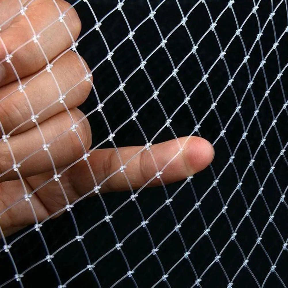 30/40/50/60cm Nylon Fish Network Hand Cast Monofilament Fishing Net Float Trap Single Mesh Netting Tackle Tool Accessories