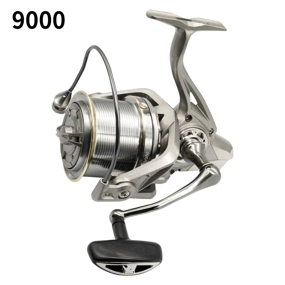 NGK Stainless Steel Bearing Spinning Fishing Reel 8000 9000 10000 12000 14000 25KG Powerful Reel Saltwater Fresh Water Drag