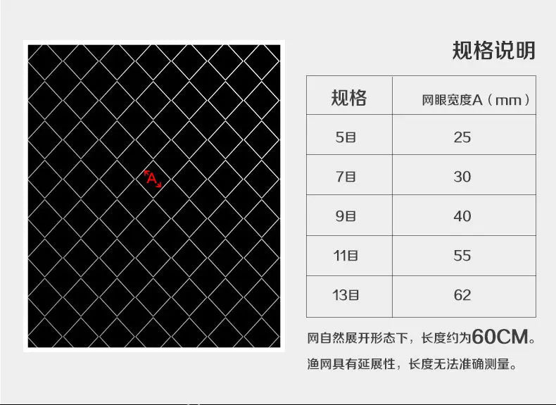 Multi Size Fishing Net Explosion Hook Trap Mesh Luminous Bead Netting Sea NetTackle Design Copper Shoal Cast Gill Feeder Trap