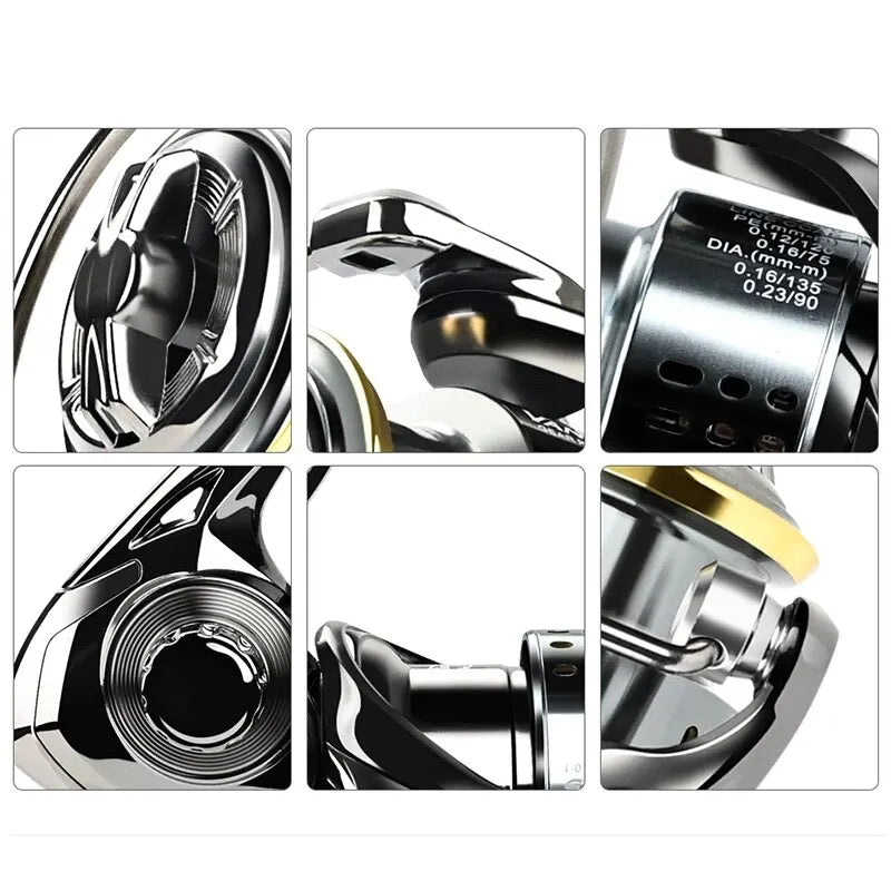 MEREDITH VANPES Series Rust Free And Smooth Bearing 5.0:1 Fishing Reel Drag System 8Kg Max Power Spinning Wheel Fishing Coil