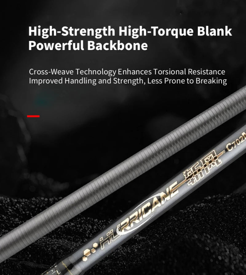 ZHANYING ZHANFENG Lure Rod, M/MH Twin Tips, All-Round, Spinning/Casting, Multi-section portable, Long-Distance Bass & Pike Perch