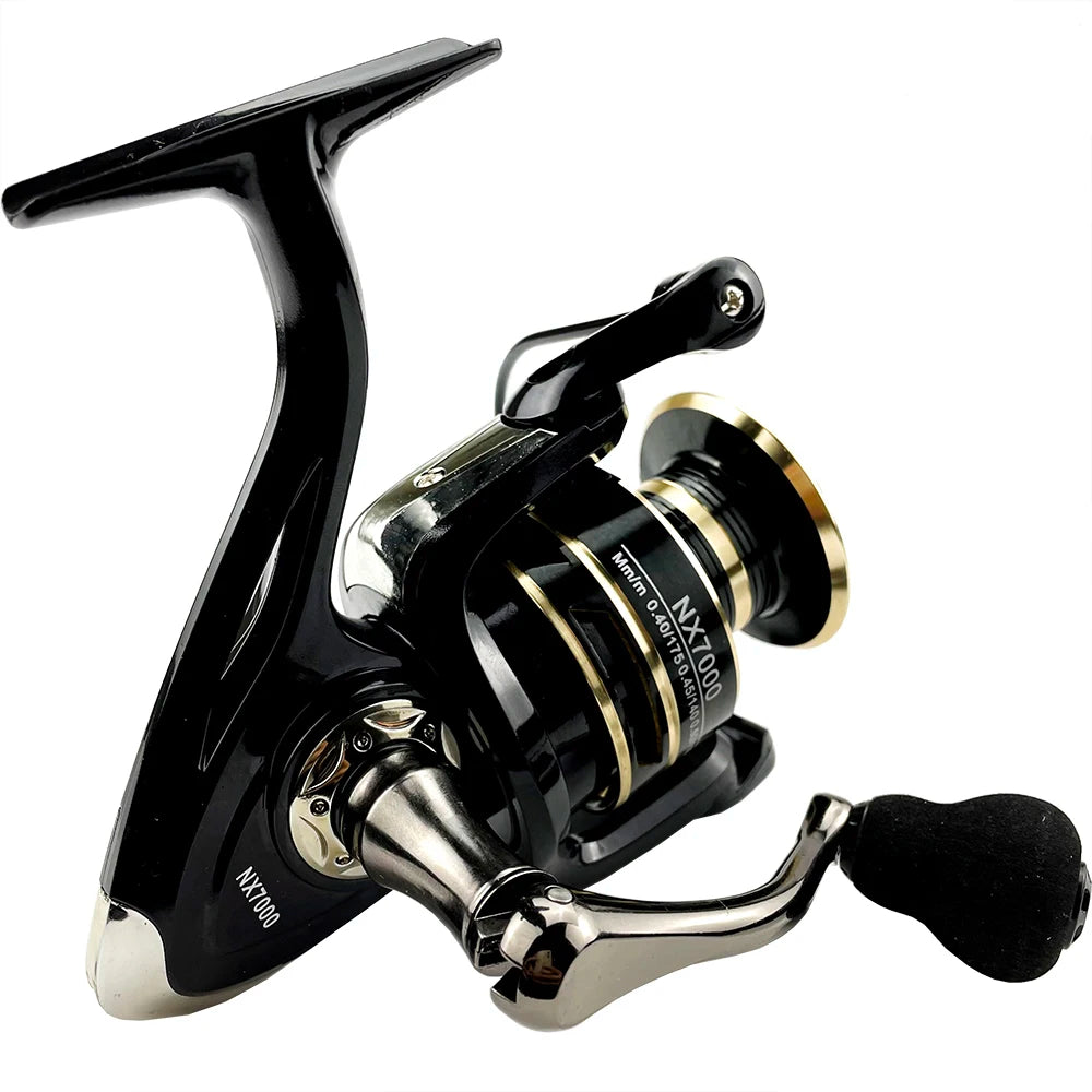 Lightweight Spinning Reel 2000 3000 4000 5000 6000 7000 Coil 5.2:1 Lure Fishing Reels Tackle for Trout Peche Bass Pike Zander