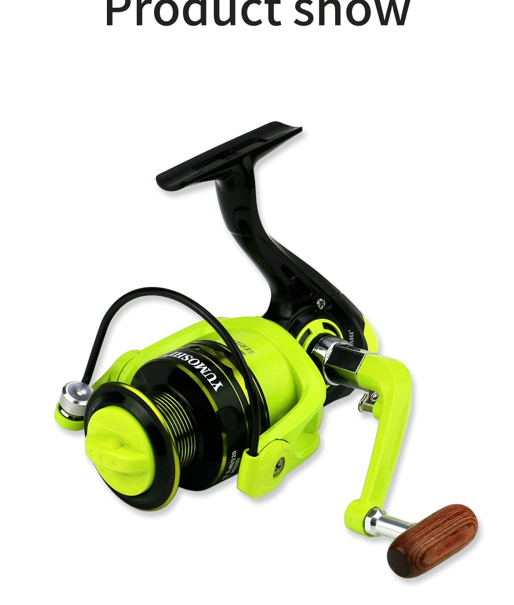 2000-7000 Saltwater Spinning Fishing Reel 5.2:1 High Speed Carp Fishing Coil Metal Magnetic Brake System Ultralight Fishing