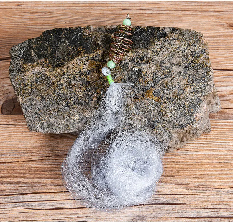 Multi Size Fishing Net Explosion Hook Trap Mesh Luminous Bead Netting Sea NetTackle Design Copper Shoal Cast Gill Feeder Trap