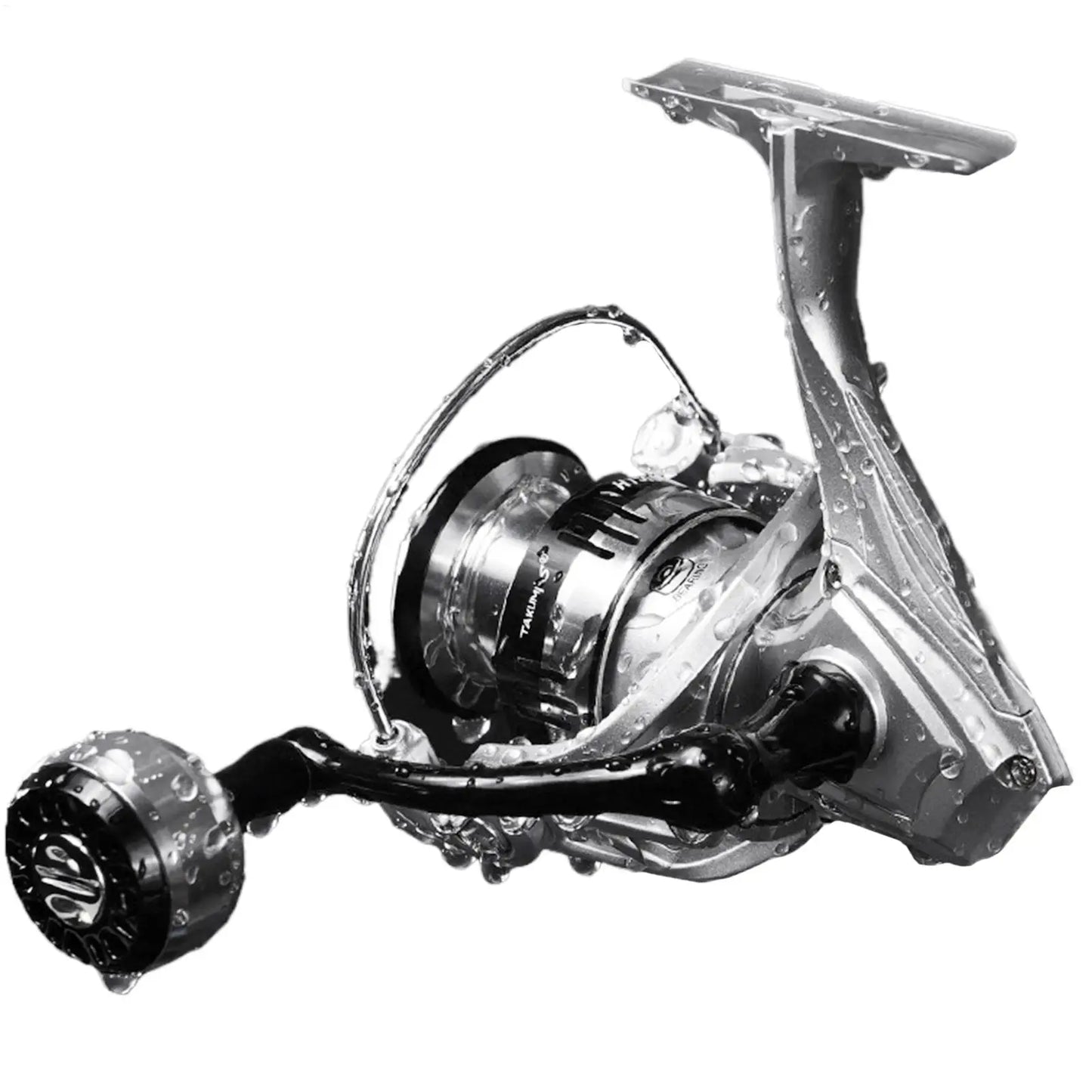 Spinning Reels Saltwater Fishing Reel Lightweight Heavy Duty Smooth Freshwater Baitcasting Fish Reel for Beginners Men Fisherman