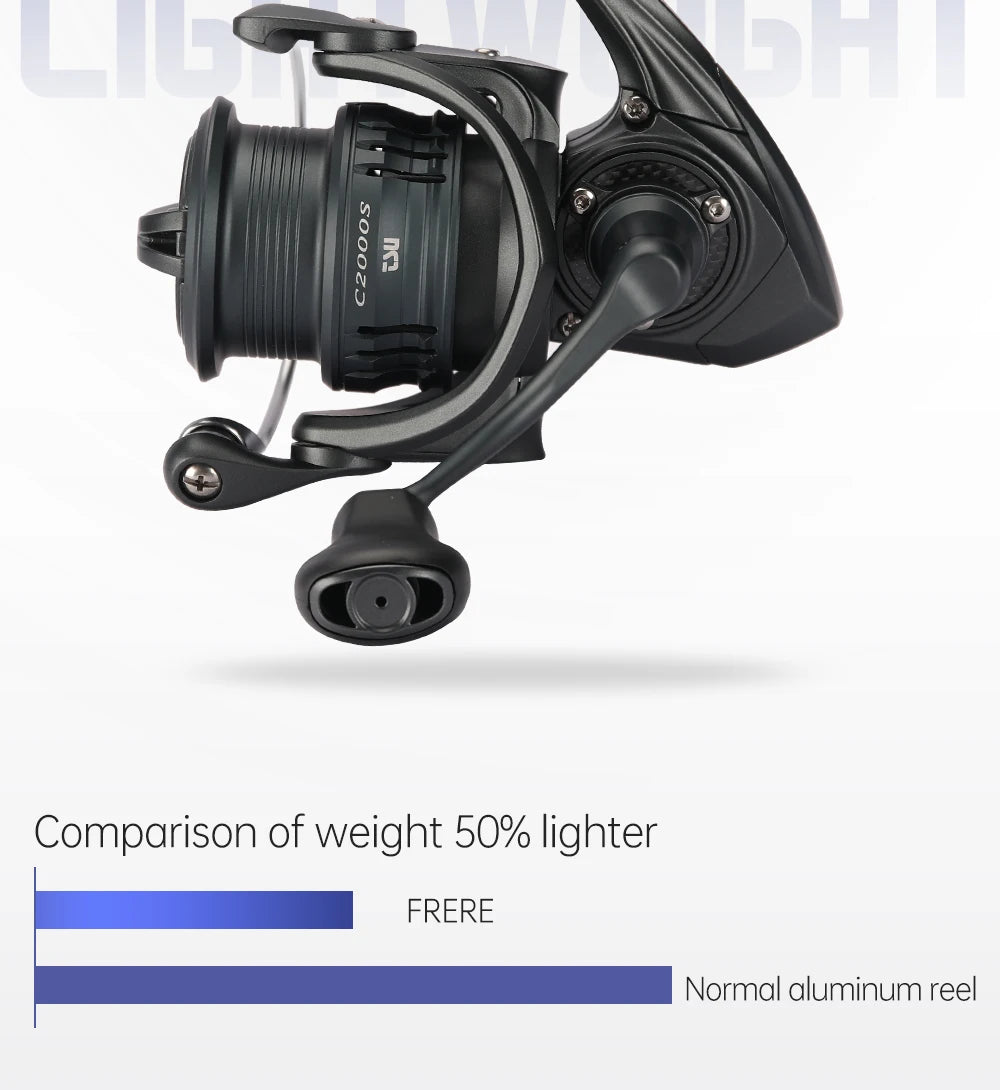 TSURINOYA 155g UltraLight Spinning Fishing Squid Trout Reel FRERE C2000S 2500S 3000M Carbon Body Shallow Spool Casting Versatile