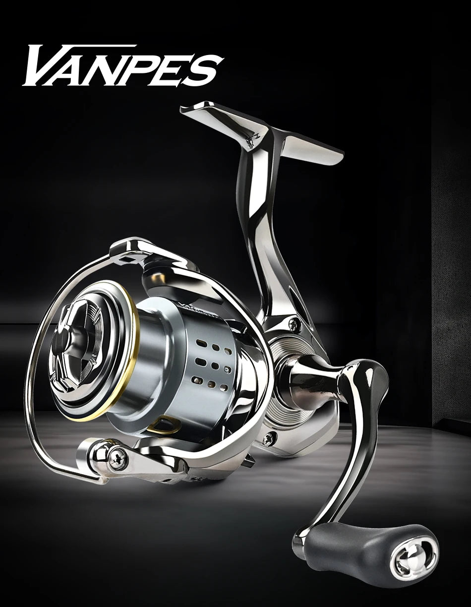 MEREDITH VANPES Series Rust Free And Smooth Bearing 5.0:1 Fishing Reel Drag System 8Kg Max Power Spinning Wheel Fishing Coil