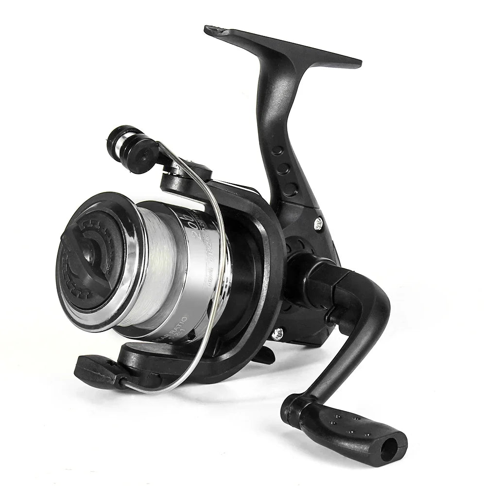 DNDYUJU Spinning Fishing Reel 5.2:1 Wheel Plastics Including Fishing Line Fishing Lure Wheel Vessel Bait Casting Flying