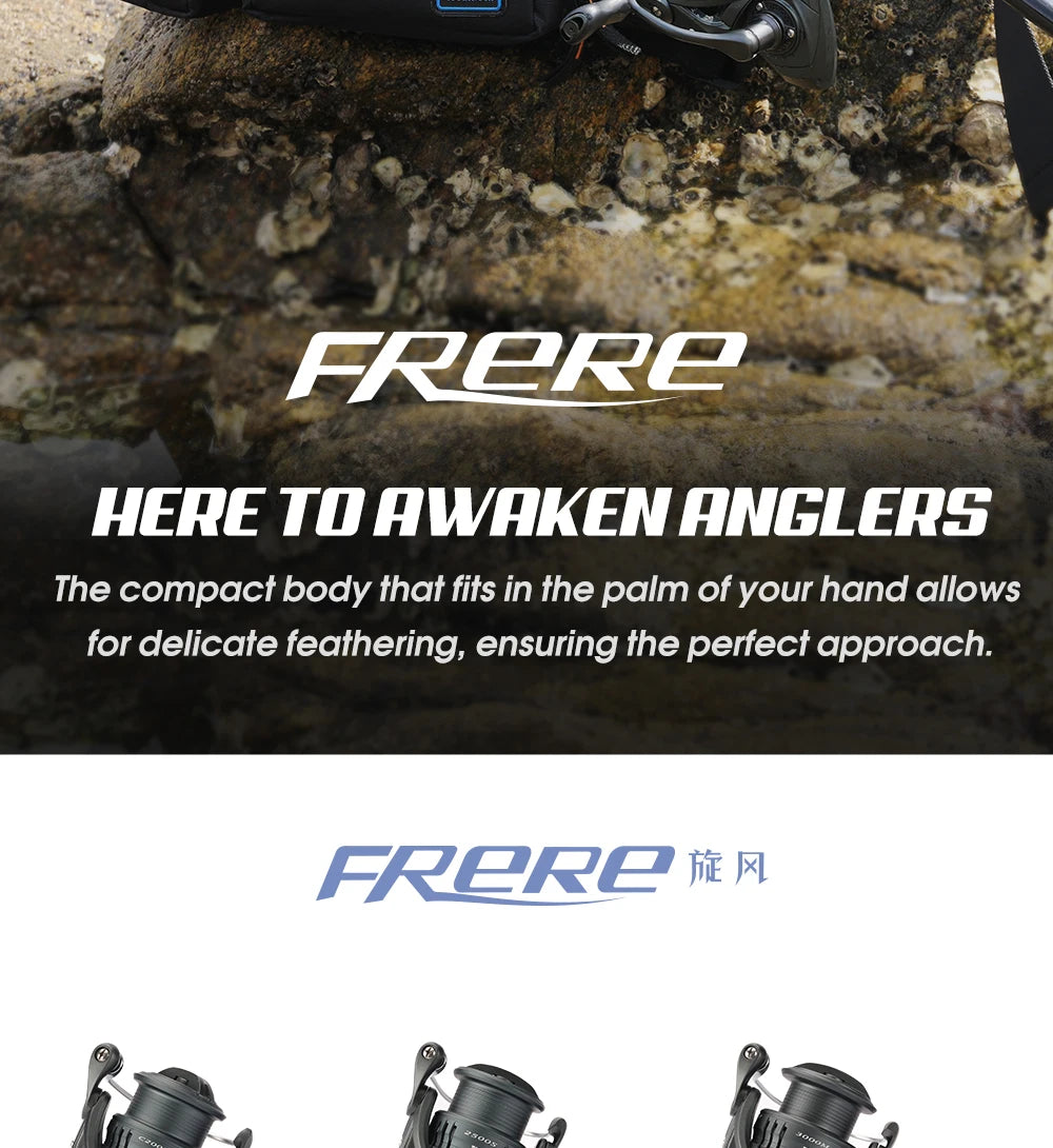 TSURINOYA 155g UltraLight Spinning Fishing Squid Trout Reel FRERE C2000S 2500S 3000M Carbon Body Shallow Spool Casting Versatile