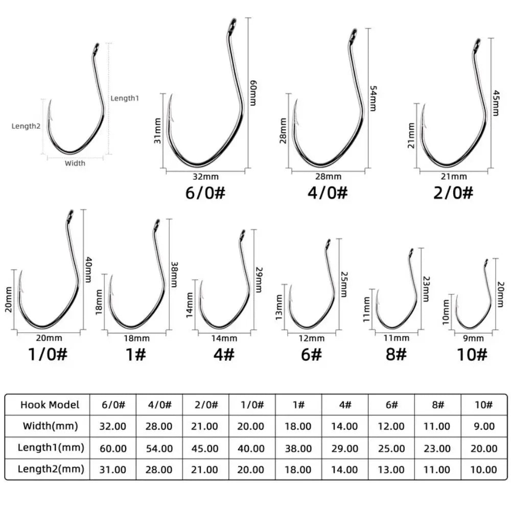 Catfish Hook Pesca Live Bait Fishihook Set Jig Fishhook Fly Fishing Accessories Fishhook Barbed Fishhook Fishing Hooks Sea Hook