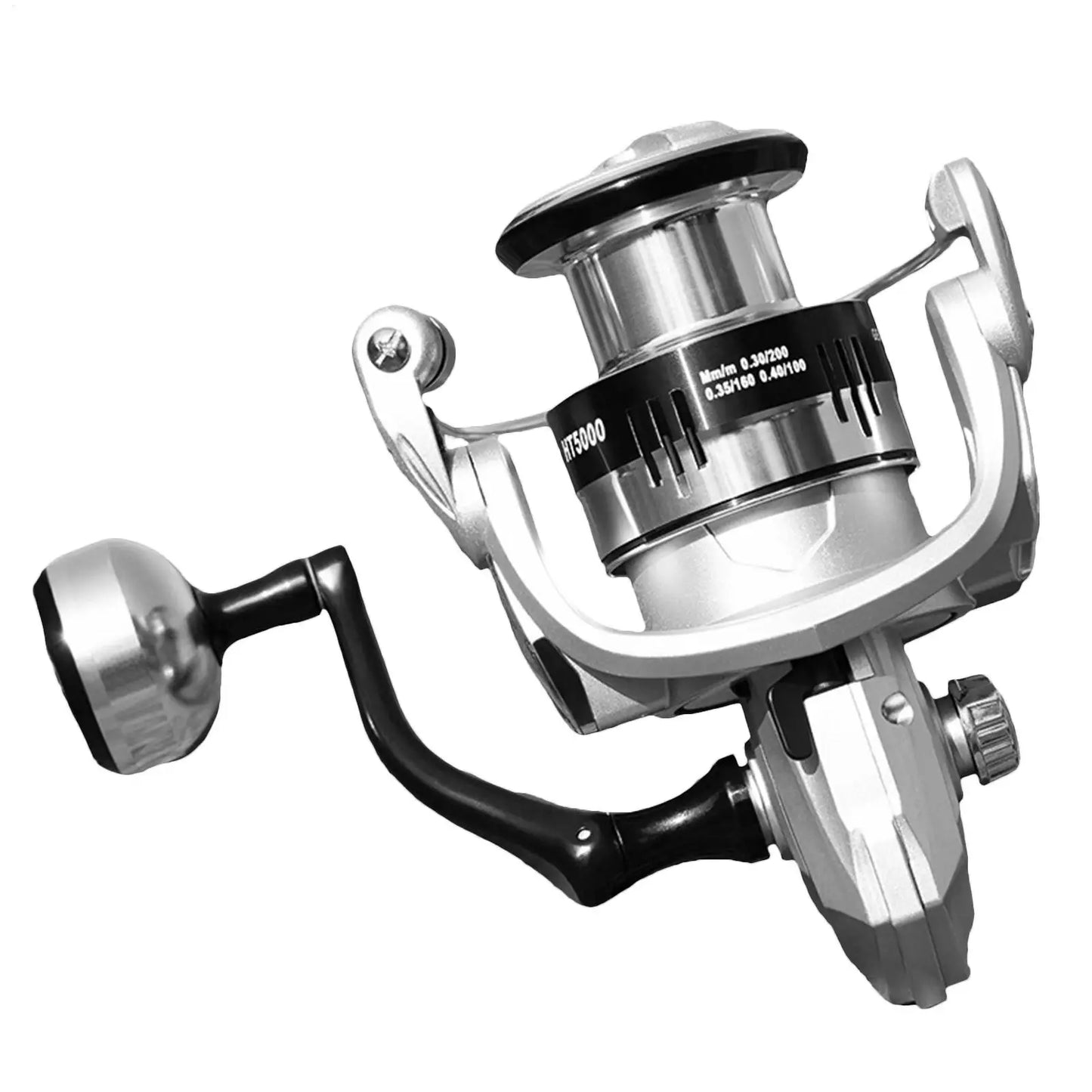 Spinning Reels Saltwater Fishing Reel Lightweight Heavy Duty Smooth Freshwater Baitcasting Fish Reel for Beginners Men Fisherman