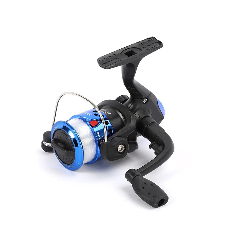 5.2:1 Ultralight Folding Fishing Reel Spinning Reel With 60m Large Fishing Line Diameter Line Roller Casting Wheel Vessel Bait