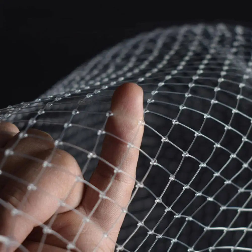 30/40/50/60cm Nylon Fish Network Hand Cast Monofilament Fishing Net Float Trap Single Mesh Netting Tackle Tool Accessories