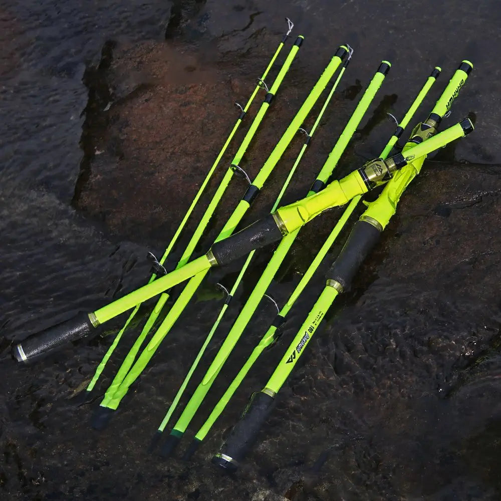 BAKAWA 1.8M 2.1M Baitcasting Spinning Travel Fishing Rods 4 Sections Power Ultralight Feeder Lure Carp Portable Pole Pesca