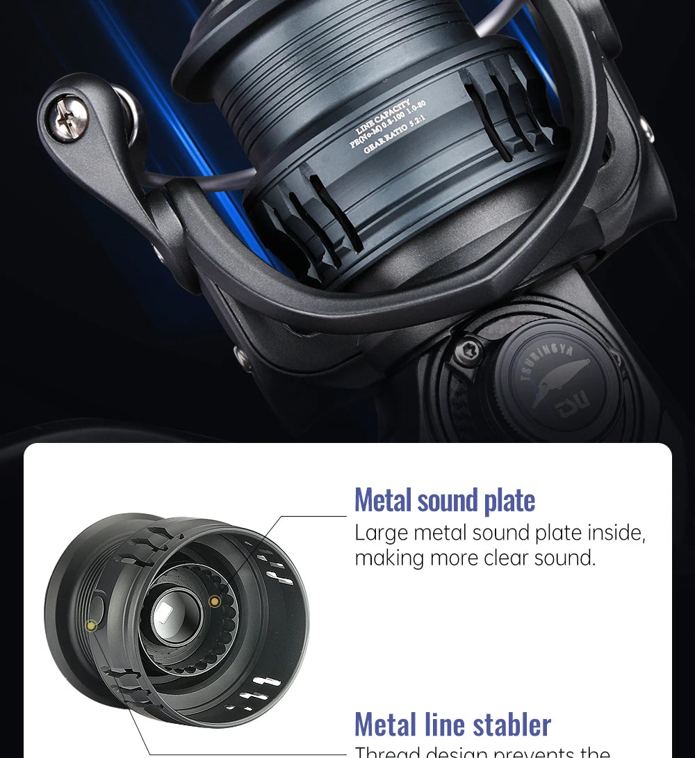 TSURINOYA 155g UltraLight Spinning Fishing Squid Trout Reel FRERE C2000S 2500S 3000M Carbon Body Shallow Spool Casting Versatile