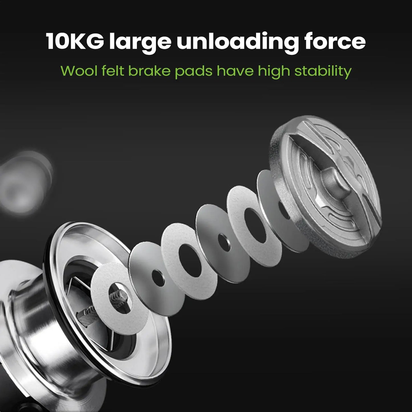 Spinning Reels Saltwater Fishing Reel Lightweight Heavy Duty Smooth Freshwater Baitcasting Fish Reel for Beginners Men Fisherman