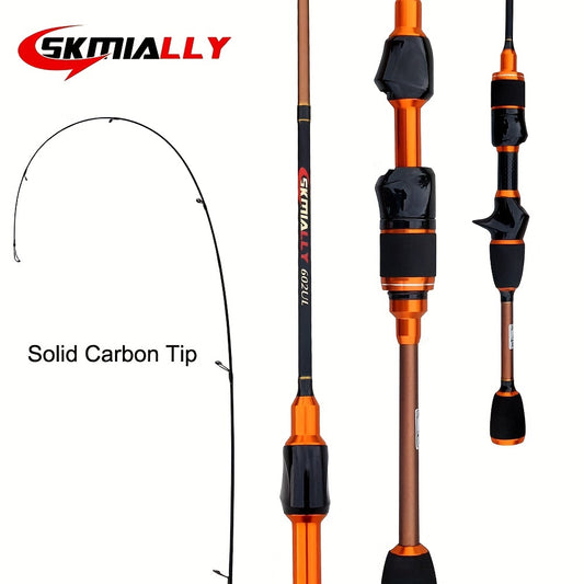 Skmially Spinning Rod Carbon Ul 70.87inch 1.68m0.8-5g Ultralight Casting Spinning Fishing Rod Fishing Accessories Vara De Pesca