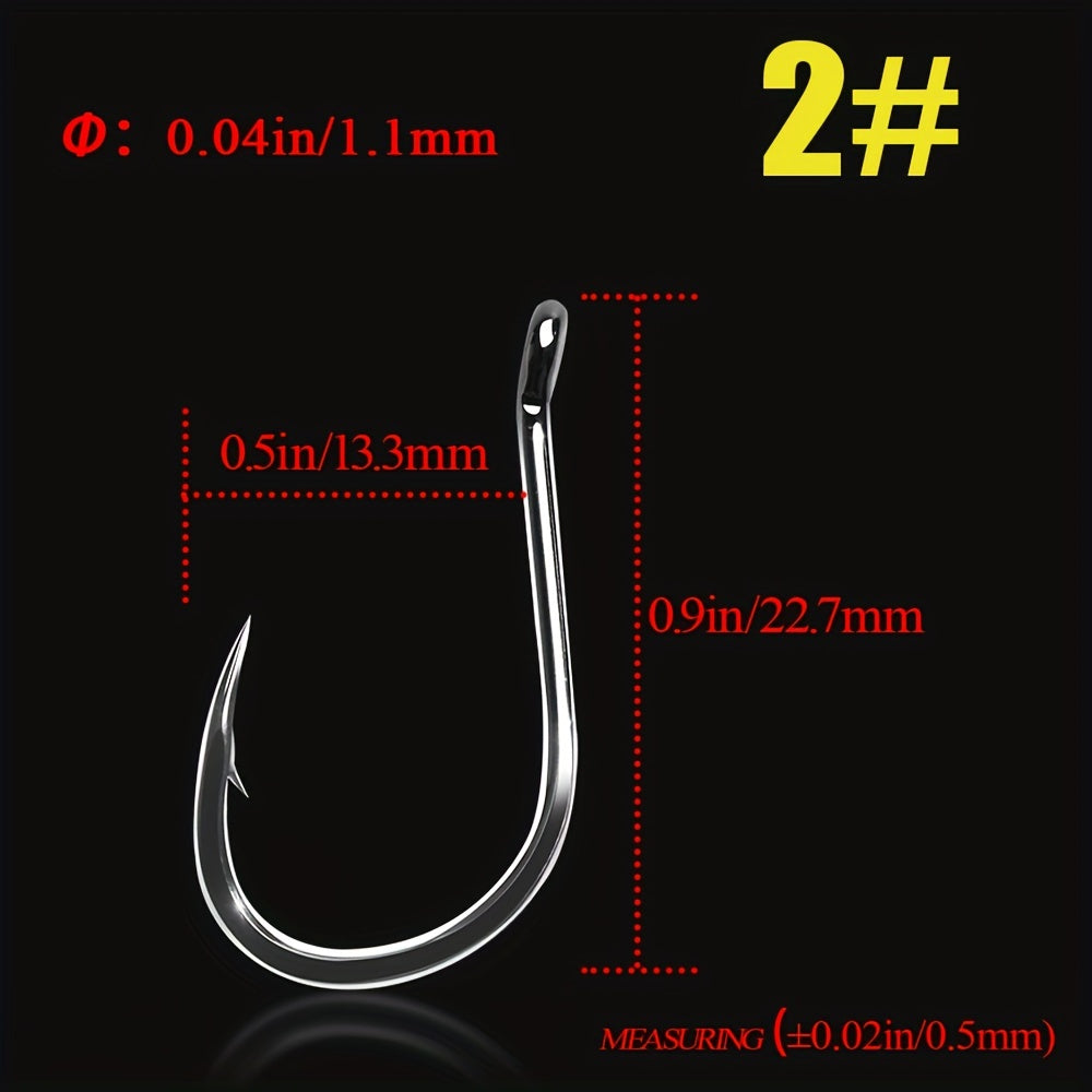 10pcs/lot High Carbon ISE Fishing Hook, 50358 Carp Catfish Anzol Peche Japan Tackle Fishing Hook