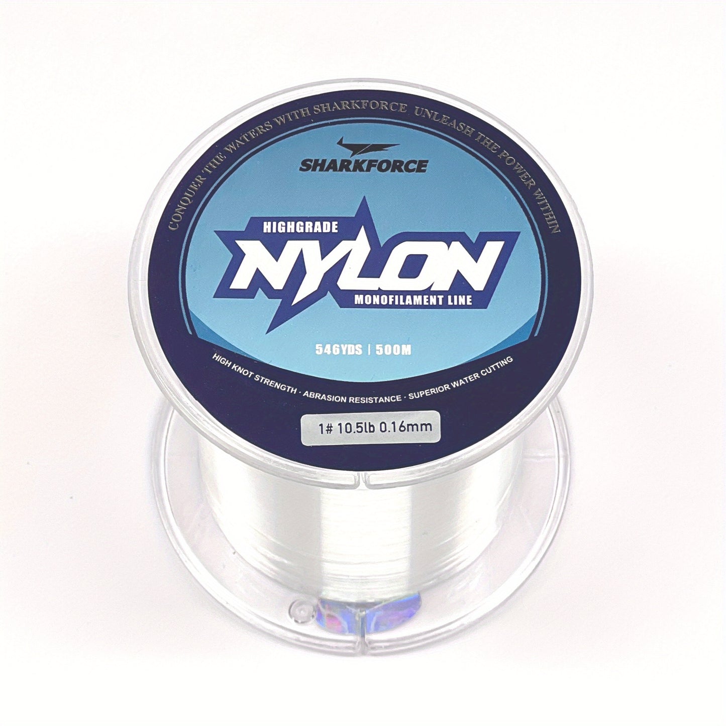 Fishing Line 7-40LB Clear Nylon Monofilament, Lure Leader, Strong Power Shock Absorber 500M/546YDS, Invisible Line For Freshwater Saltwater